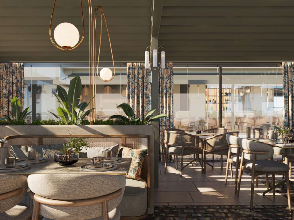 portofino cafe restaurant interior design 1